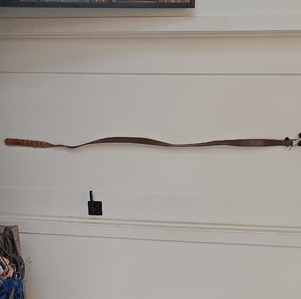 Source Unknown Brown Leather Belt